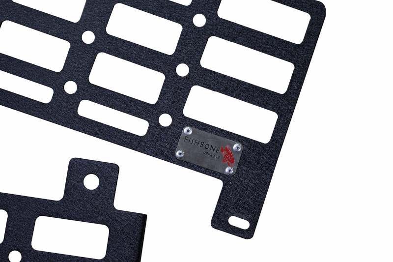 Toyota Tacoma Molle Panel - Passenger Side Bed - Fishbone Offroad - Long Bed - Black - `16-`27